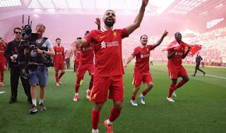 قبل 4 مباريات من نهاية الموسم.. ليفربول يحرز لقب الدوري الإنكليزي